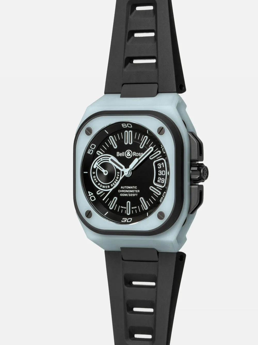 Shop Bell & Ross Br-x5 41mm In Schwarz