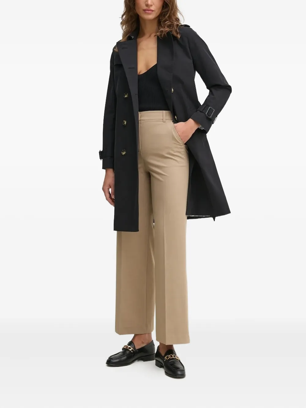 Sisley belted double-breasted trench coat | Trench Coats & Raincoats | Image 2