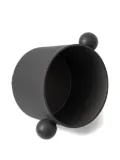 OYOY spherical-handle vase - Black