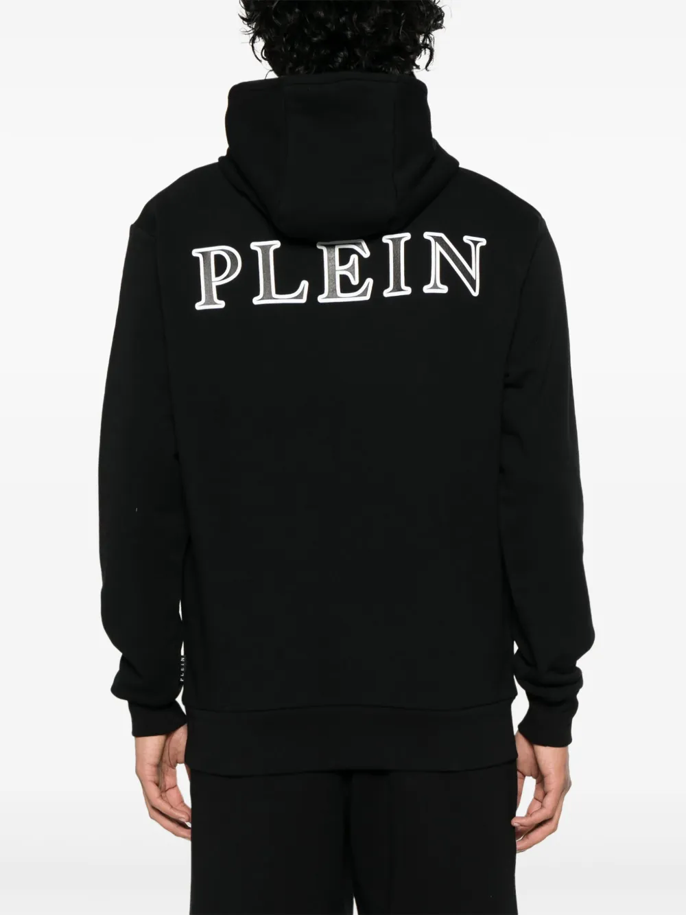 Philipp Plein Hoodie met logoprint Zwart