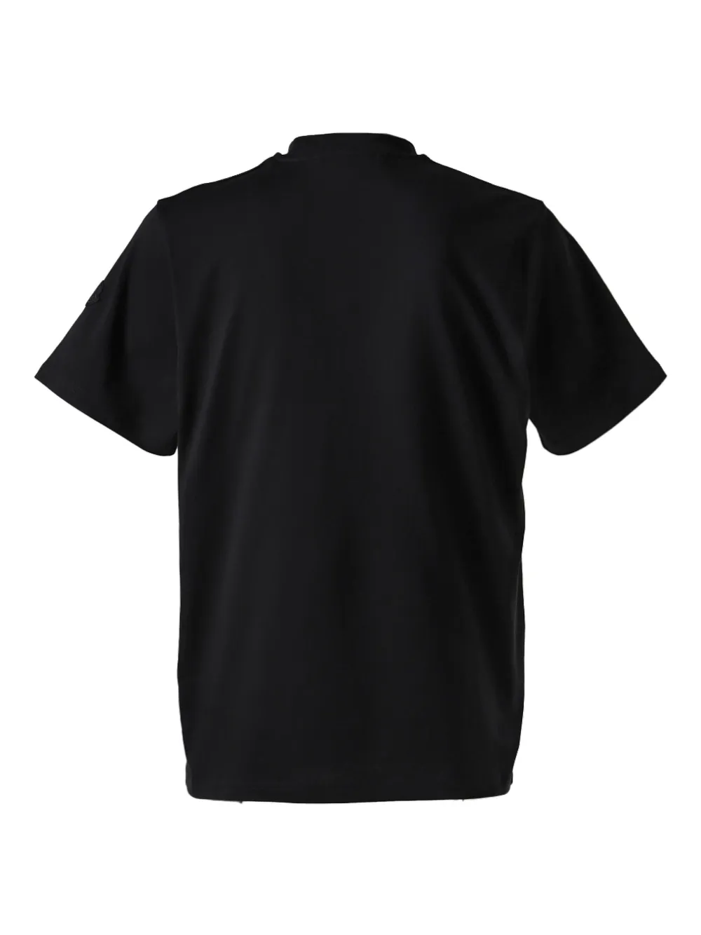 Moncler T-shirt met logoprint - Zwart
