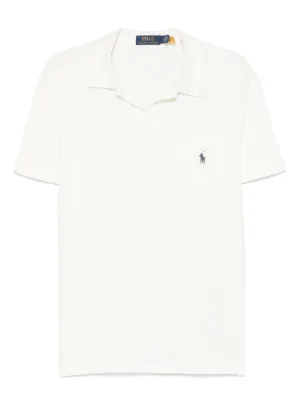 Polo Ralph Lauren Contrast Logo T-shirt | Branco | FARFETCH BR