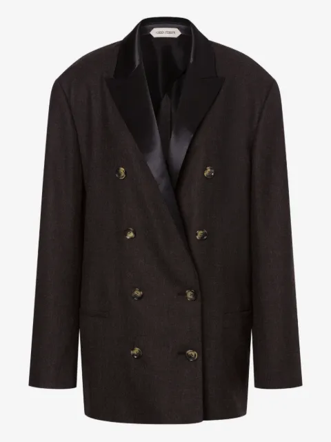 Alberta Ferretti double-breasted wool blazer