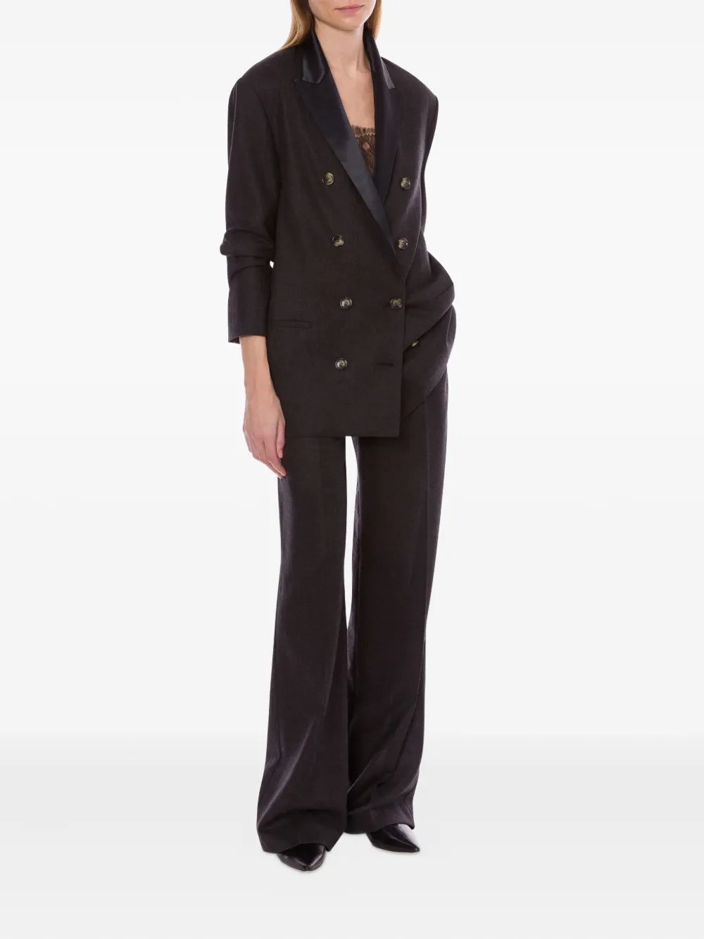 Alberta Ferretti double-breasted wool blazer | Blazers | Image 2