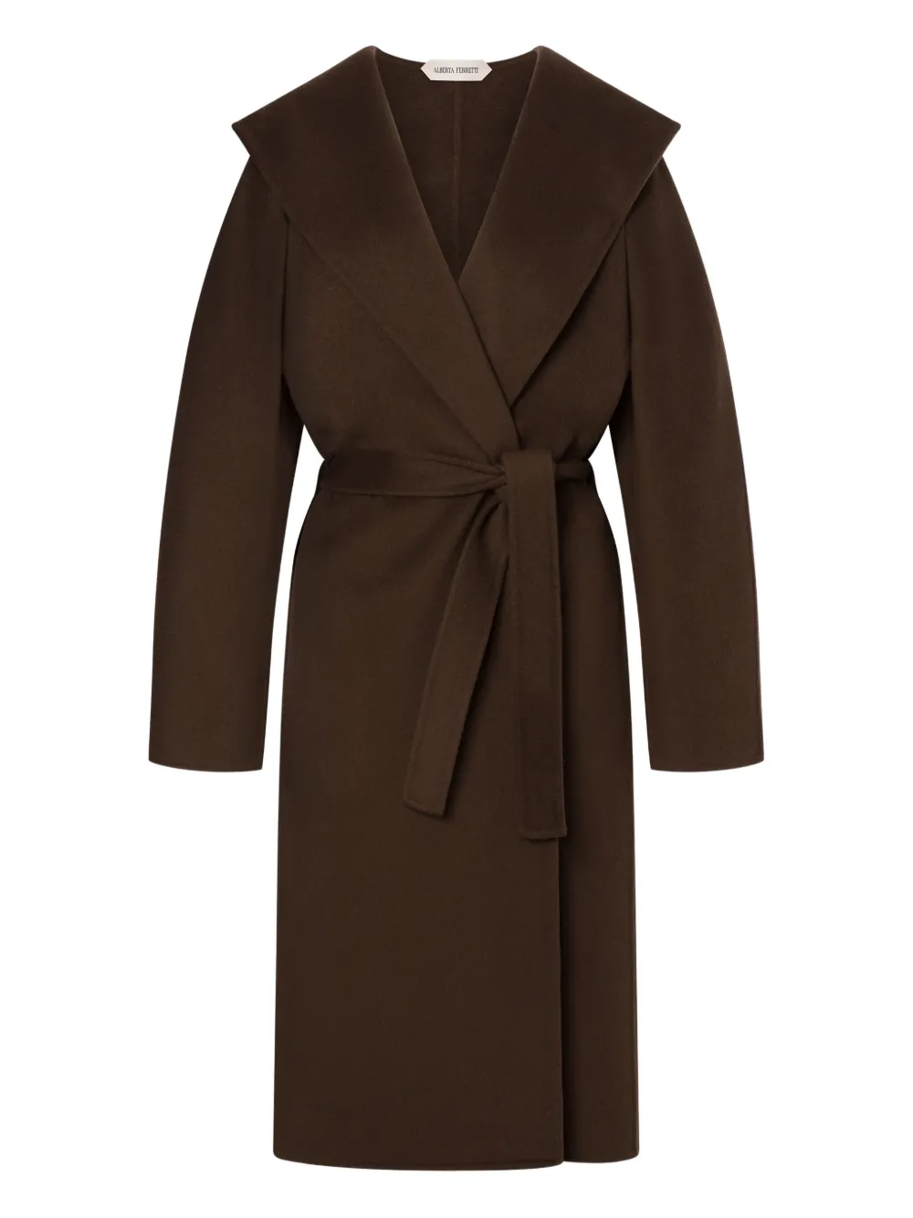 Alberta Ferretti abrigo largo con bolsillos | marrón | Image 1