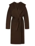 Alberta Ferretti wool-cashmere coat - Brown