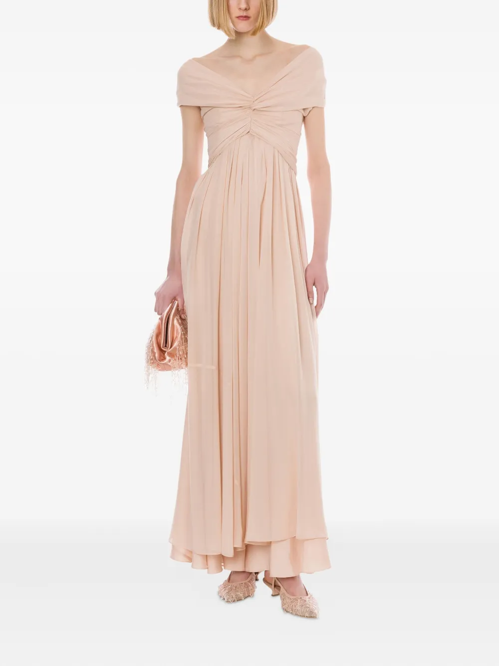 Alberta Ferretti Zijden jurk - Roze