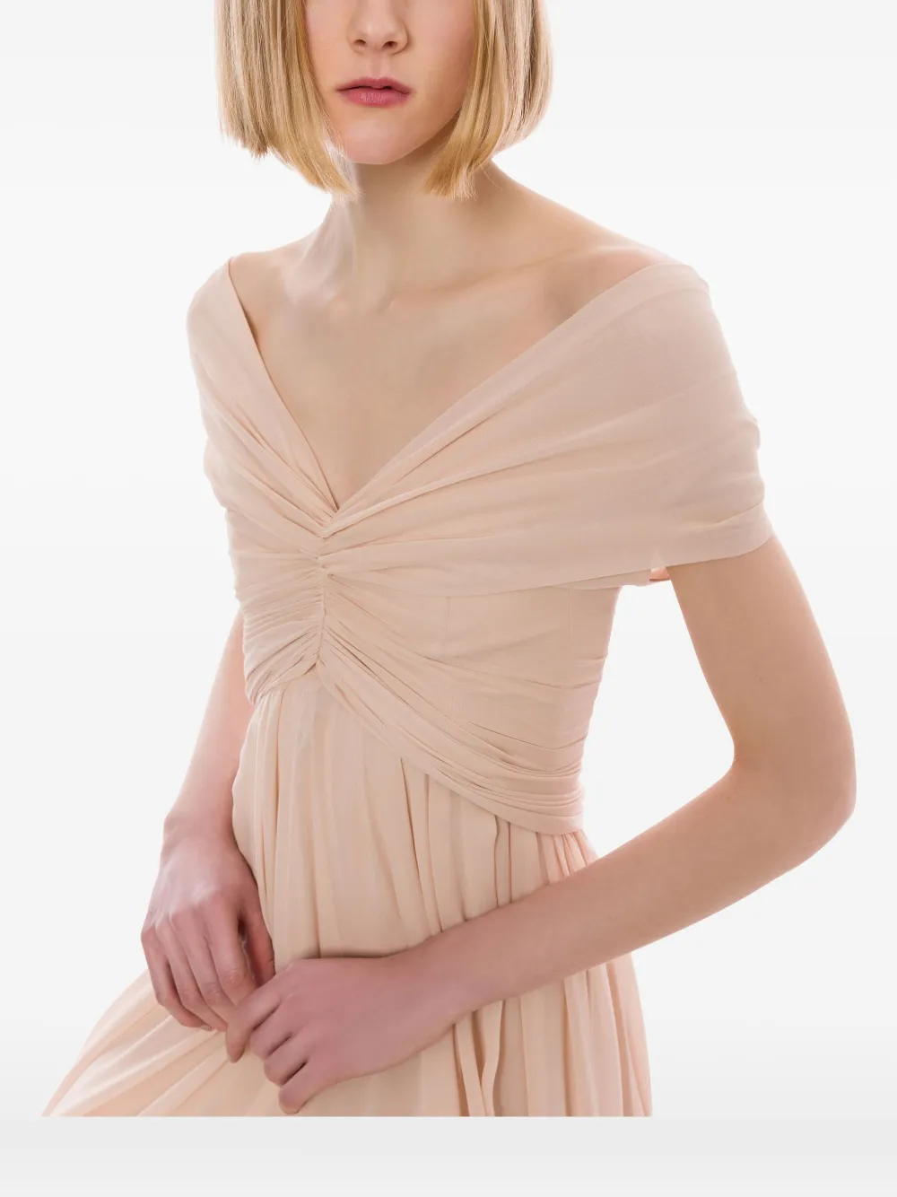 Alberta Ferretti Zijden jurk Roze