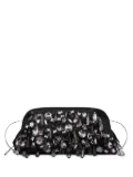 Alberta Ferretti bead-embellished clutch bag - Black