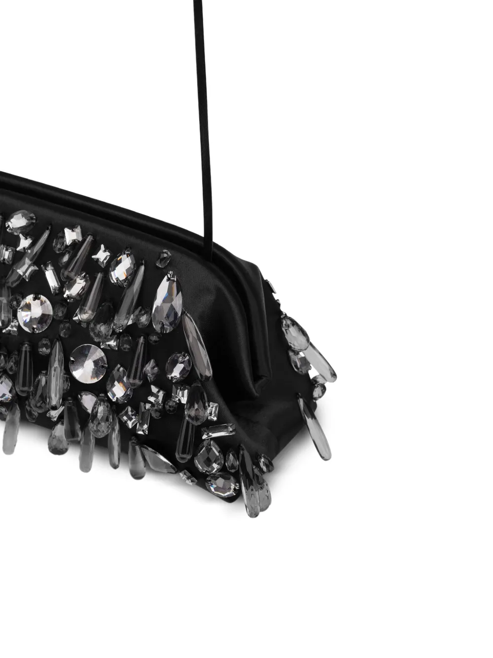 Alberta Ferretti Clutch verfraaid met kralen Zwart