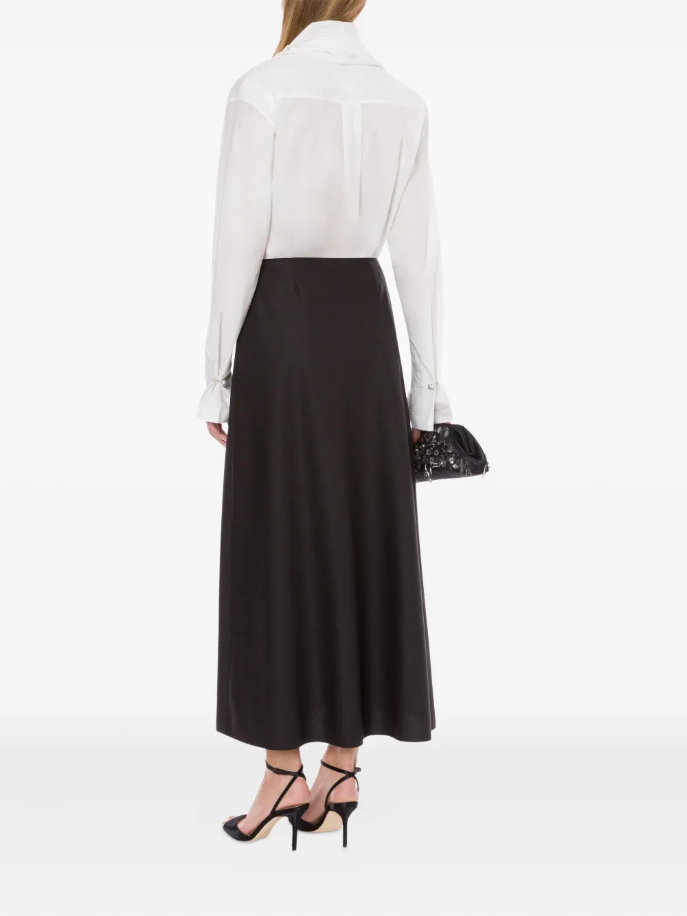 Alberta Ferretti Katoenen shirt Wit