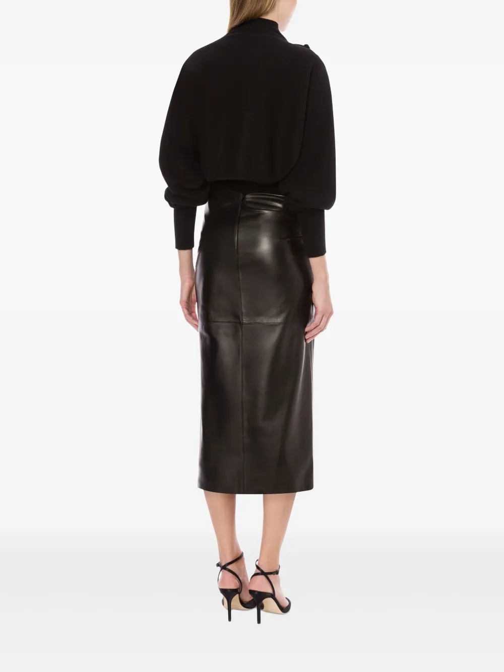 Alberta Ferretti Trui met applicatie Zwart