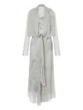 Alberta Ferretti silk dress - Grey