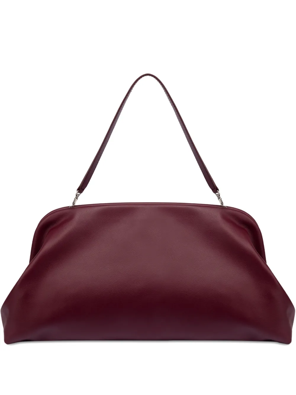 Alberta Ferretti Leren clutch Rood