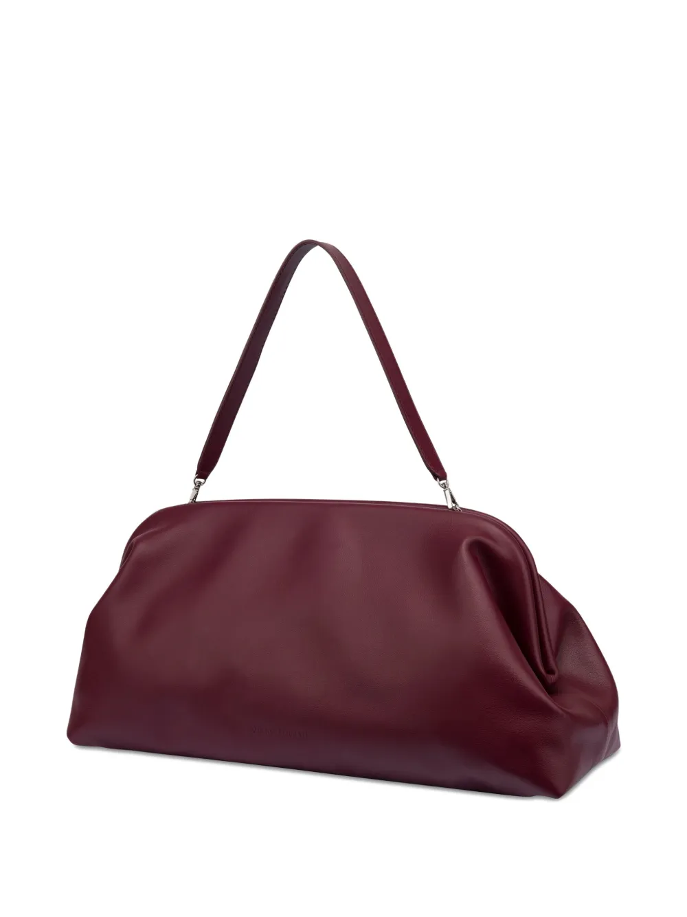 Alberta Ferretti Leren clutch Rood