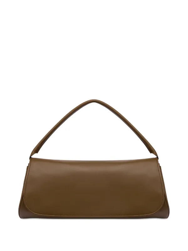Alberta Ferretti レザーショルダーバッグ | ブラウン | FARFETCH JP