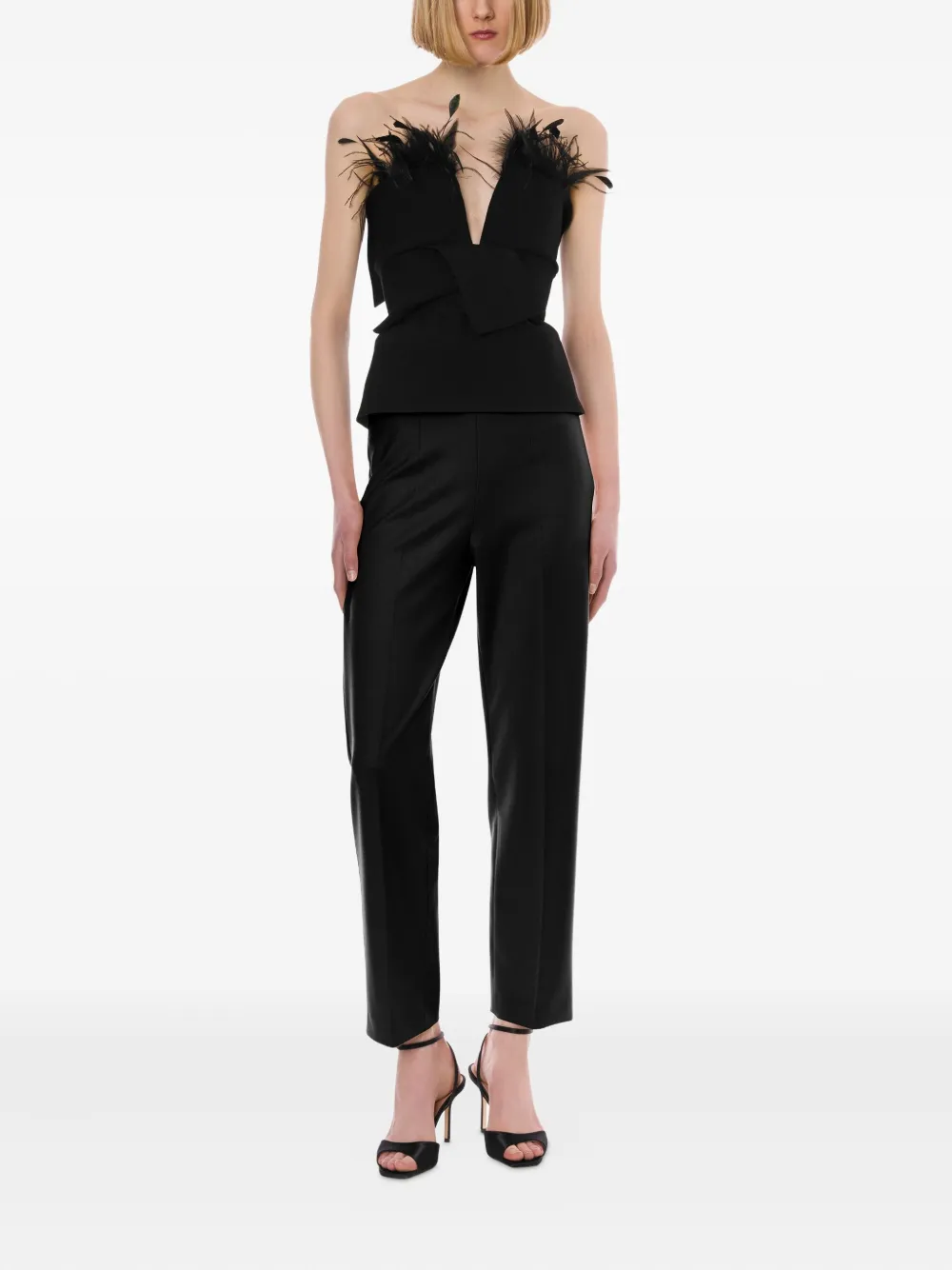 Alberta Ferretti wool-blend trousers | Straight-Leg Pants | Image 2