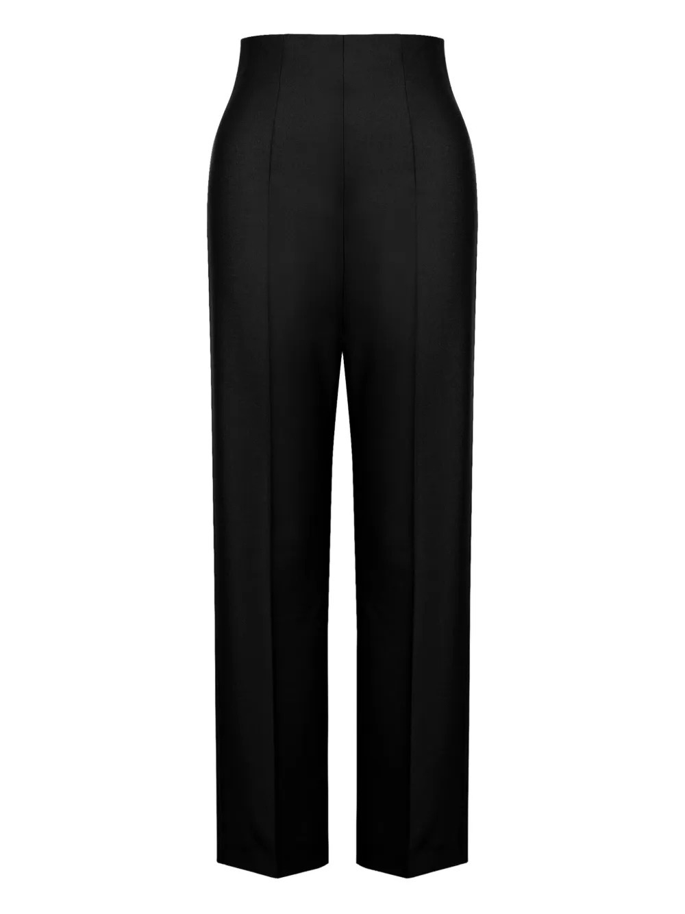 Alberta Ferretti Broek van wolblend Zwart