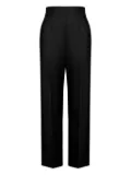Alberta Ferretti wool-blend trousers - Black