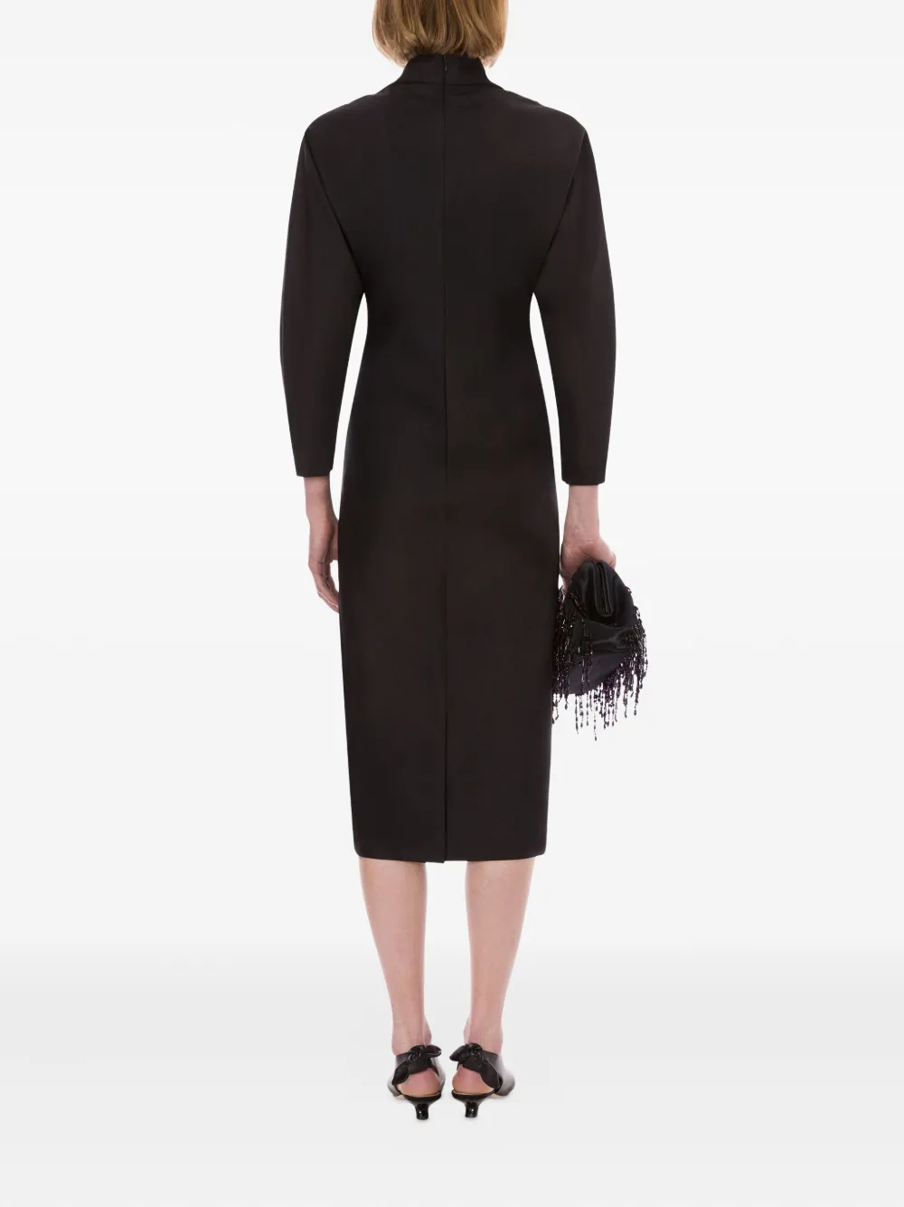 Alberta Ferretti Jurk met col Grijs