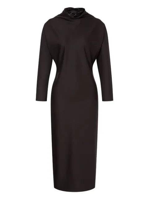 Alberta Ferretti mock-neck dress
