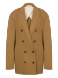 Alberta Ferretti double-breasted blazer - Brown