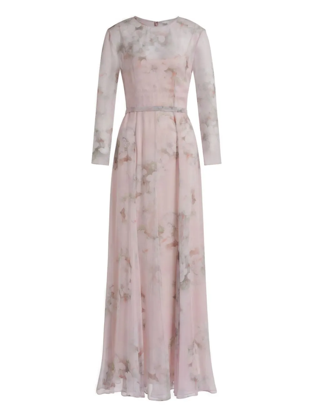 Alberta Ferretti floral-print belted maxi dress | Pink | Image 1