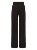 Alberta Ferretti virgin-wool high-waisted pants - Grey