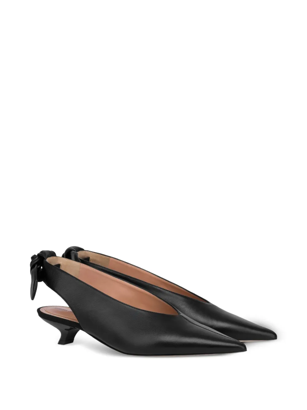 Alberta Ferretti Pumps met puntige neus Zwart