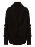 Alberta Ferretti wool-blend cardigan - Black