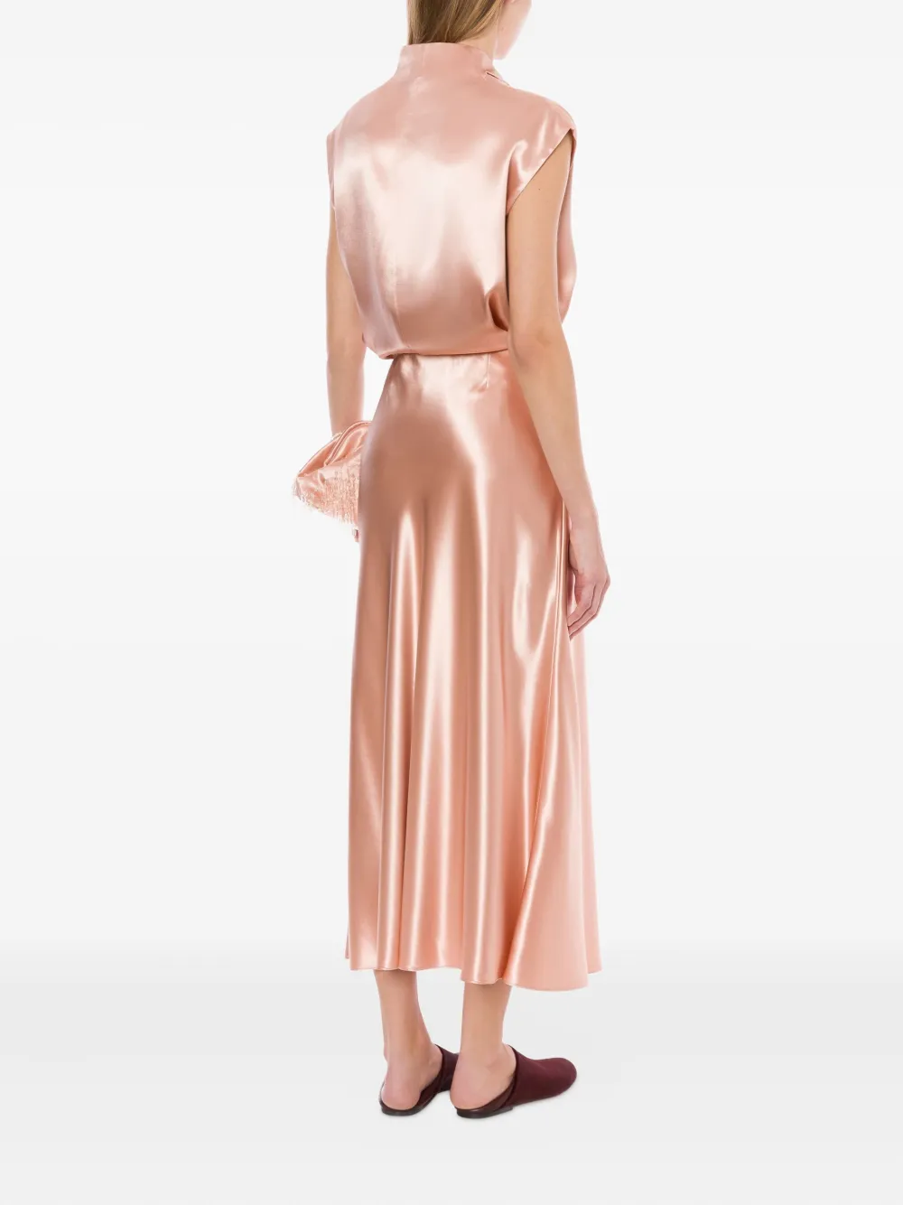 Alberta Ferretti Top met col Roze