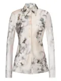 Alberta Ferretti floral-print shirt - Neutrals