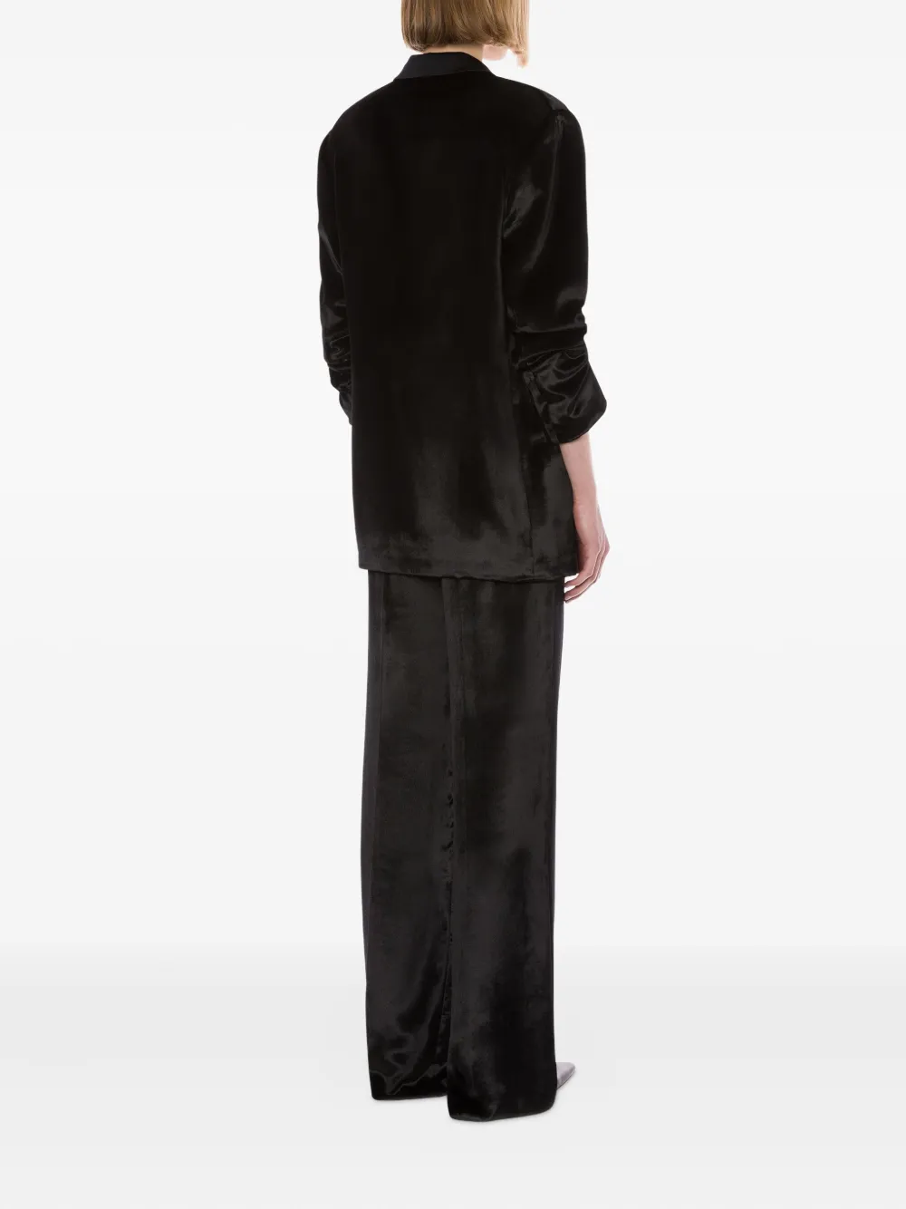 Alberta Ferretti Blazer met dubbele rij knopen Zwart