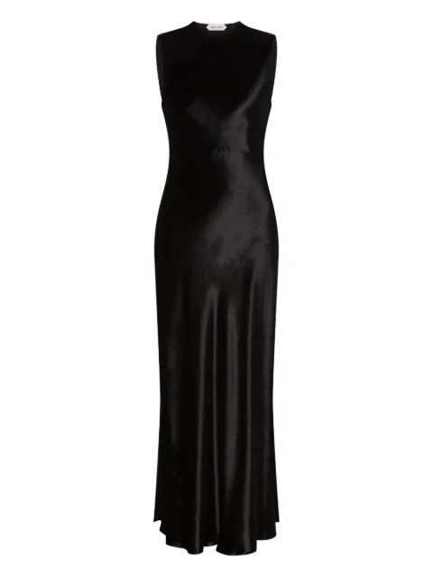 Alberta Ferretti vestido satinado