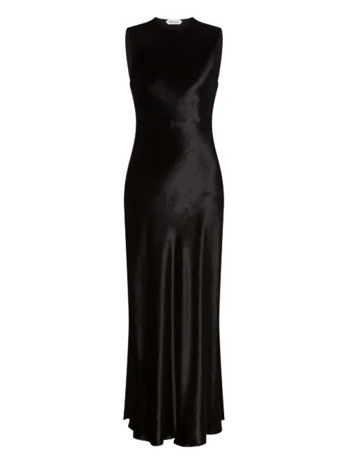 Robe en satin - Alberta Ferretti - Modalova