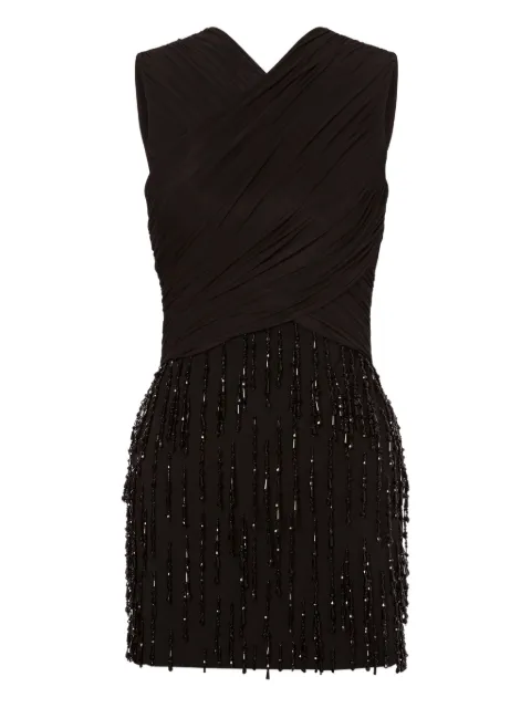 Alberta Ferretti ウールブレンド ミニドレス