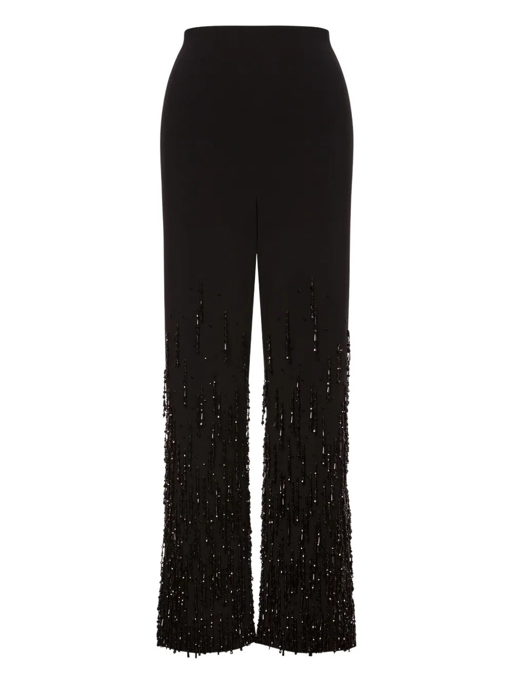 Alberta Ferretti Broek met kralendetail Zwart