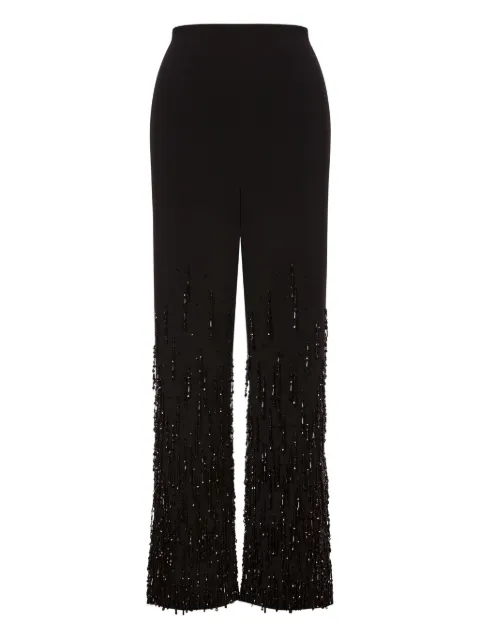 Alberta Ferretti Calça com detalhe de contas