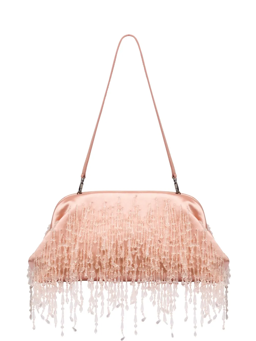 Alberta Ferretti Clutch verfraaid met kralen Roze