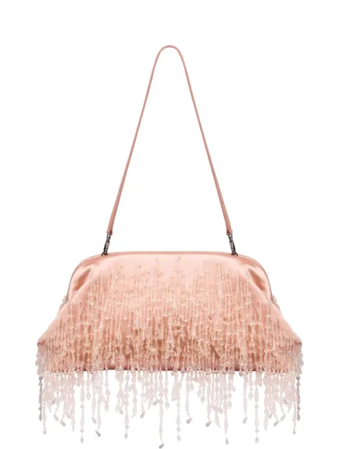 Alberta Ferretti bead-embellished clutch bag 