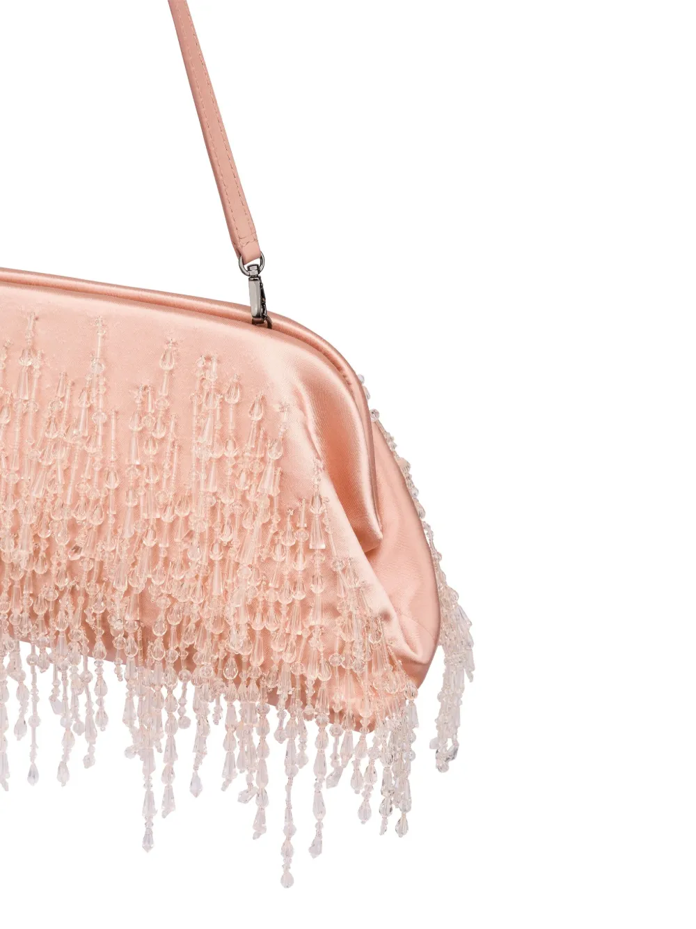 Alberta Ferretti Clutch verfraaid met kralen Roze