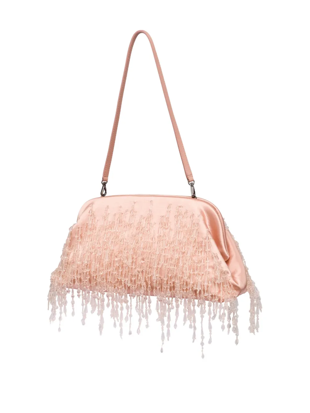 Alberta Ferretti Clutch verfraaid met kralen Roze