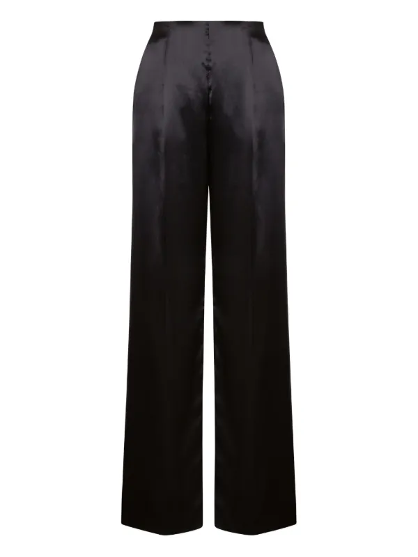 パンツ A FERRETTI Woman Pants Black 03126678 555 NEWSPAPER PRINT PANTS WITH HORIZONTAL PLEATS – THE SHOP