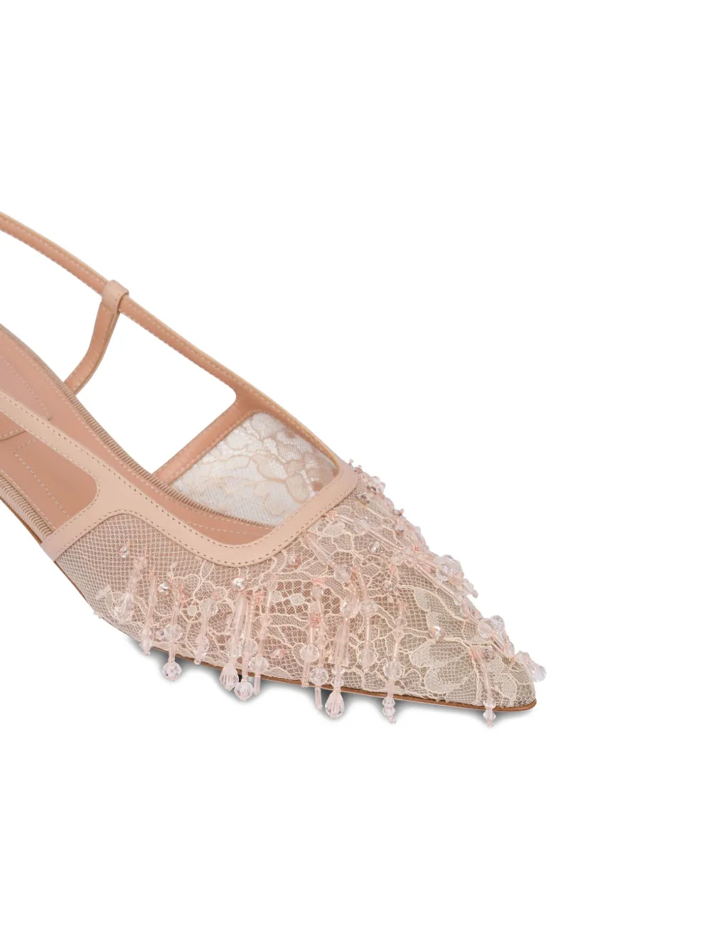 Alberta Ferretti rhinestone-embellished pumps Pink