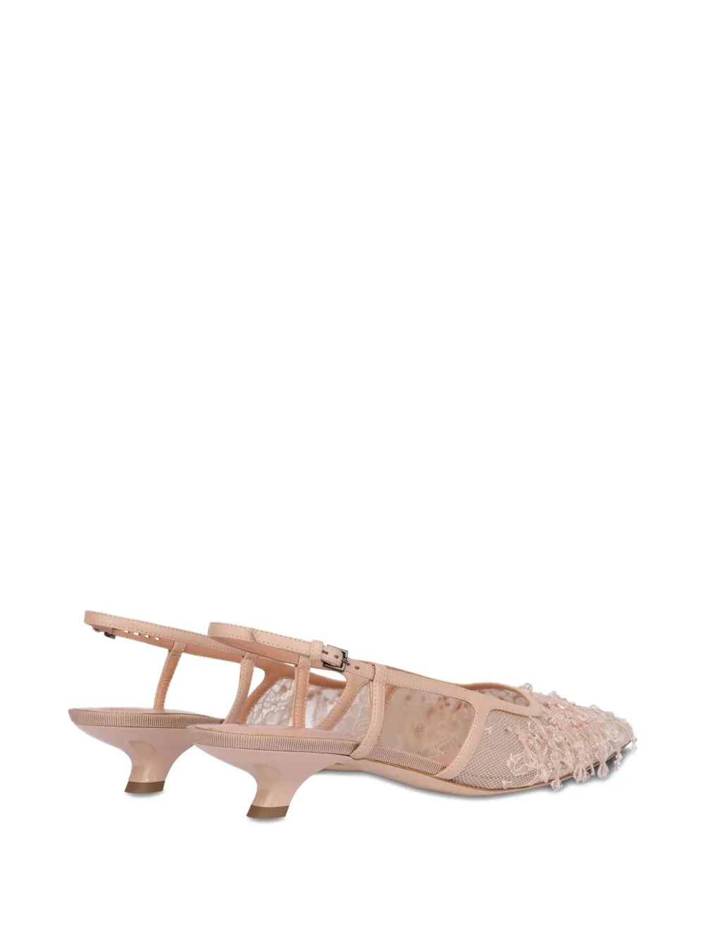 Alberta Ferretti rhinestone-embellished pumps Pink