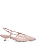 Alberta Ferretti rhinestone-embellished pumps - Pink