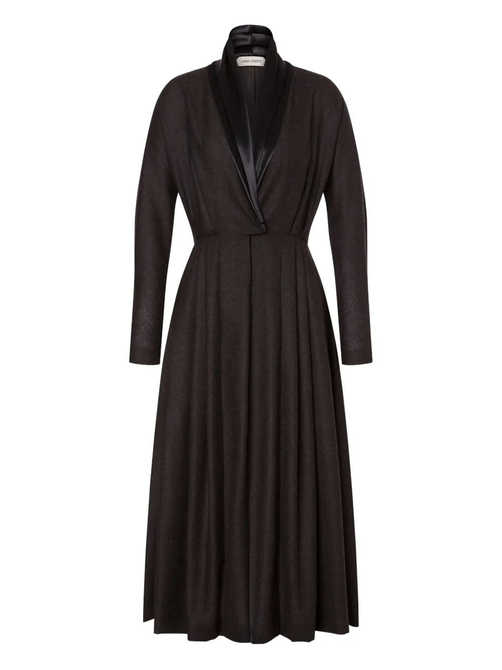 Alberta Ferretti Jurk van scheerwol Grijs