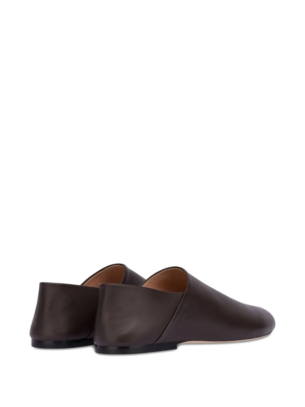 Alberta Ferretti Leren loafers Bruin