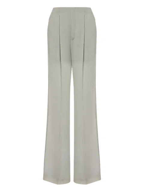 Alberta Ferretti pleated high-waisted trousers