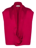Alberta Ferretti satin blouse - Pink